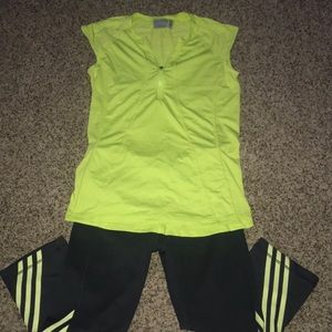 NWOT⚠️Athleta Neon Breezy Top